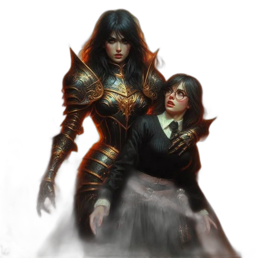 fantasy art, concept art, comic book art, pixel art transparent PNG cut-out
