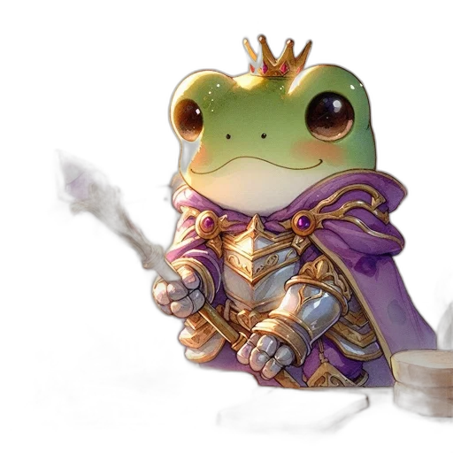 dragon, staff, sword, crown transparent PNG cut-out