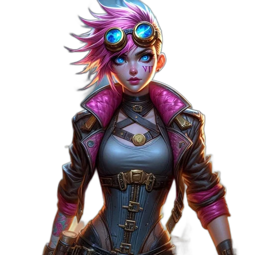 jacket, cyberpunk, concept art, fantasy art transparent PNG cut-out