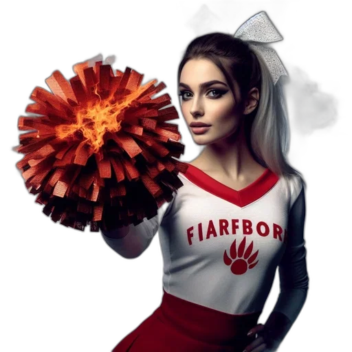 flower, staff, hair, weapon transparent PNG cut-out