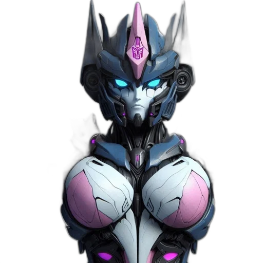 robot, concept art, fantasy art, cyberpunk transparent PNG cut-out
