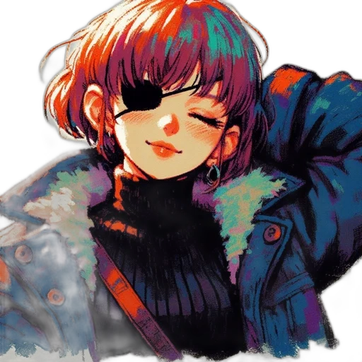 jacket, face, creature, mask transparent PNG cut-out