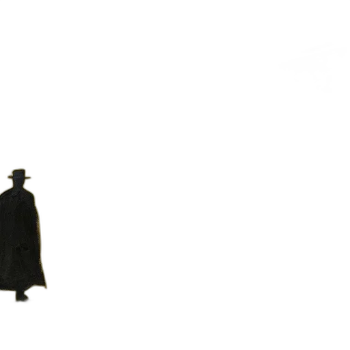 hat, umbrella, jacket, staff transparent PNG cut-out