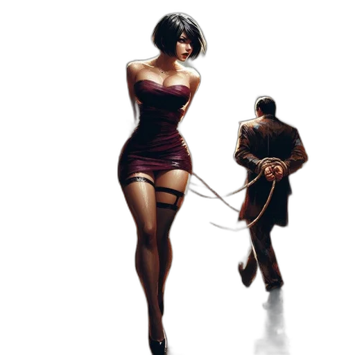 dress, weapon, concept art, comic book art transparent PNG cut-out
