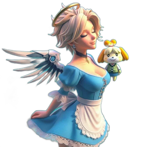 staff, dress, weapon, concept art transparent PNG cut-out