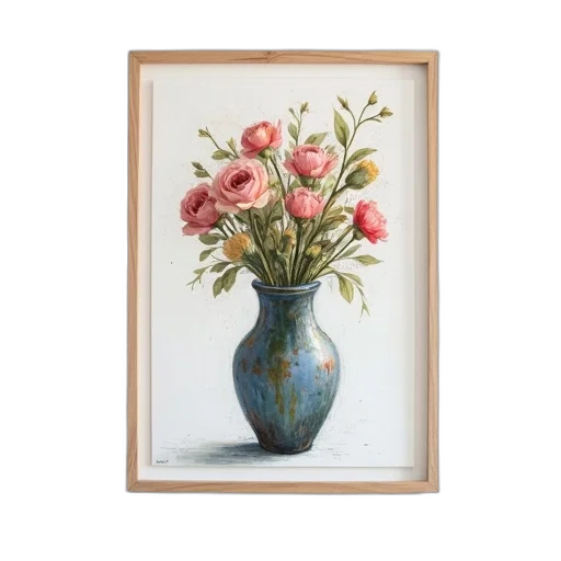 flower, crown, furniture, oil painting transparent PNG cut-out