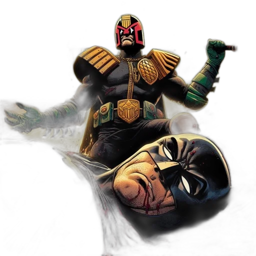 mask, concept art, comic book art, fantasy art transparent PNG cut-out