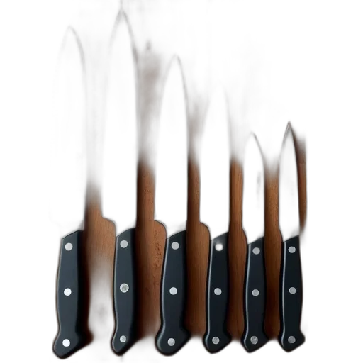 staff, weapon, set, six transparent PNG cut-out