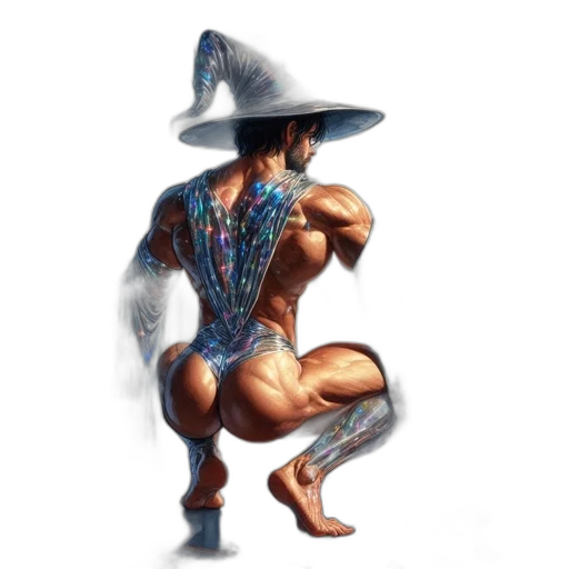 hat, sword, staff, dress transparent PNG cut-out