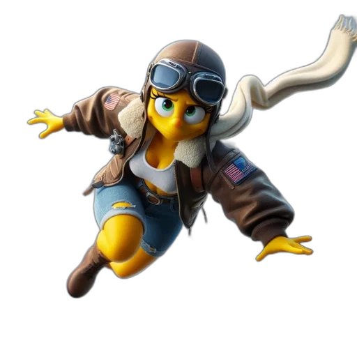 jacket, animal, 3d render, concept art transparent PNG cut-out