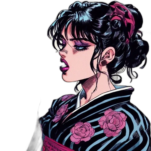 face, dress, flower, jacket transparent PNG cut-out