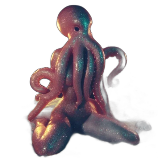 creature, staff, animal, 3d render transparent PNG cut-out