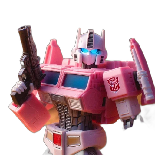 robot, weapon, staff, 3d render transparent PNG cut-out