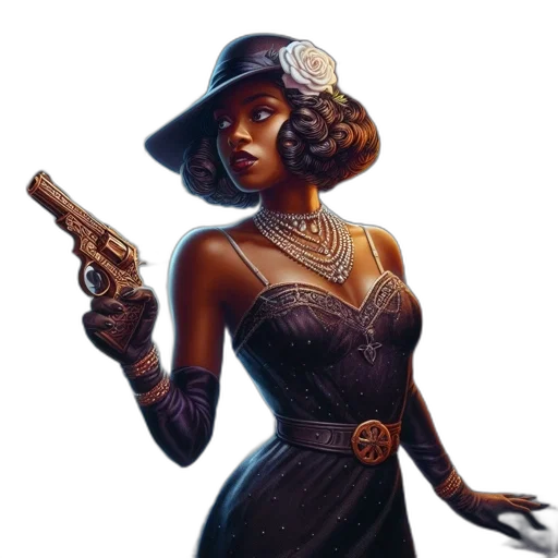 weapon, staff, dress, hat transparent PNG cut-out