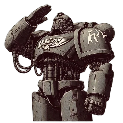 robot, weapon, concept art, 3d render transparent PNG cut-out