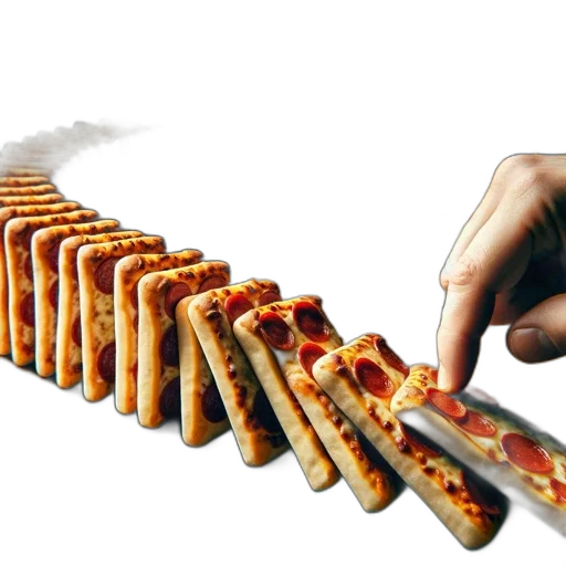 food, weapon, 3d render, photorealistic transparent PNG cut-out