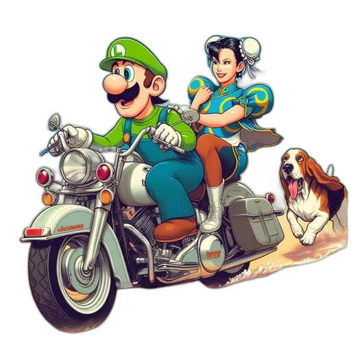 animal, concept art, pixel art, comic book art transparent PNG cut-out