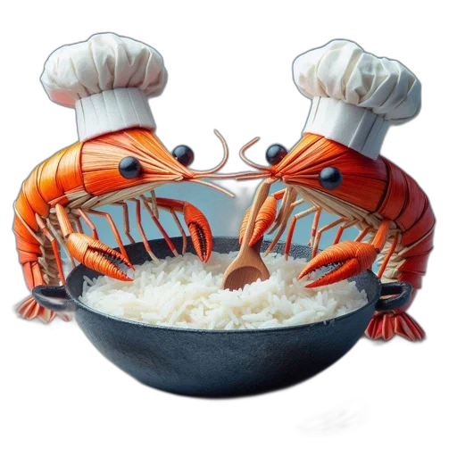 food, animal, hat, 3d render transparent PNG cut-out