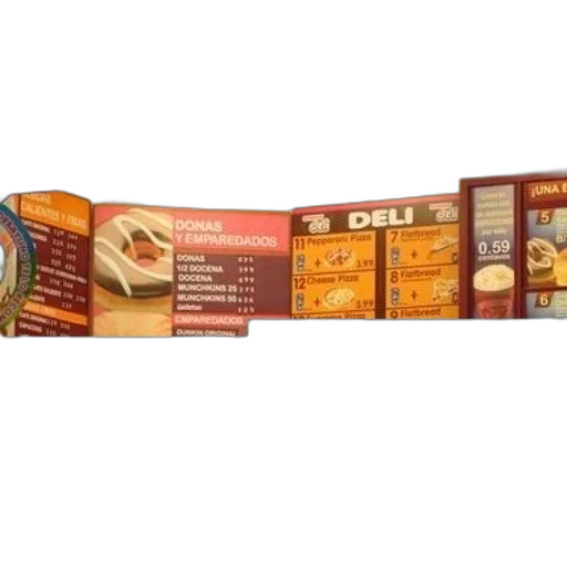 food, menu, board, donuts transparent PNG cut-out