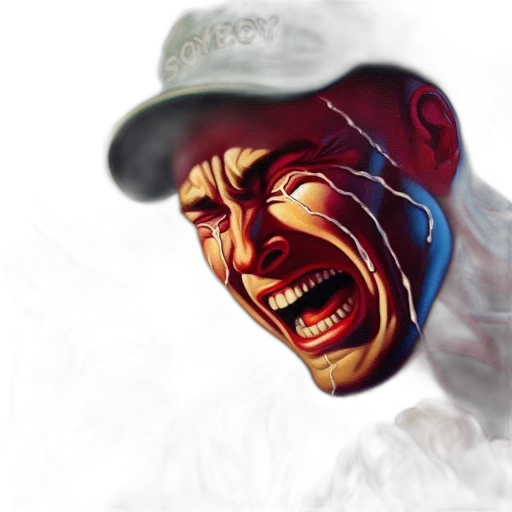 face, hat, photorealistic, concept art transparent PNG cut-out