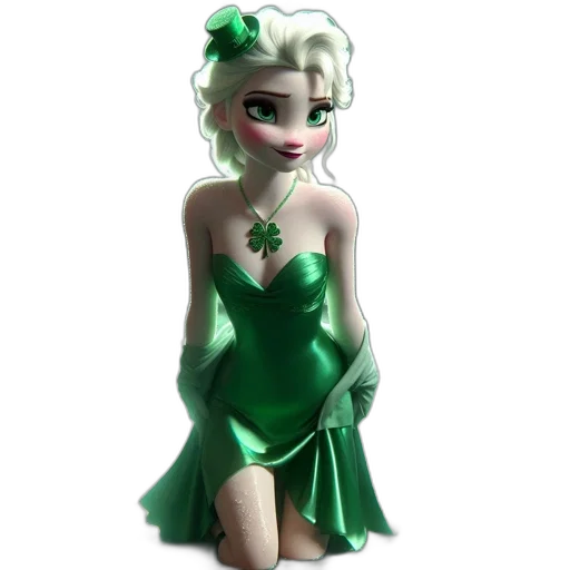 dress, jewelry, staff, concept art transparent PNG cut-out