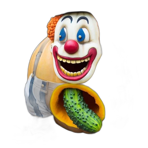 food, mask, face, creature transparent PNG cut-out
