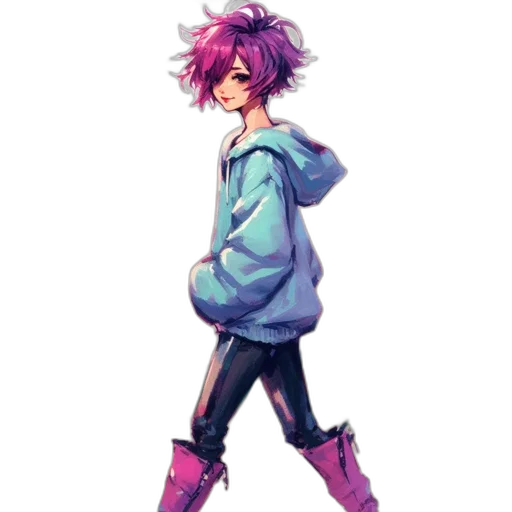 jacket, weapon, creature, hat transparent PNG cut-out