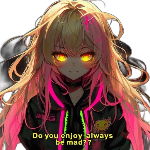anime, cyberpunk, pixel art, concept art transparent PNG cut-out