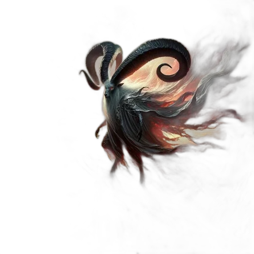 dragon, hair, mask, creature transparent PNG cut-out