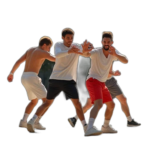 3d render, concept art, several, young transparent PNG cut-out