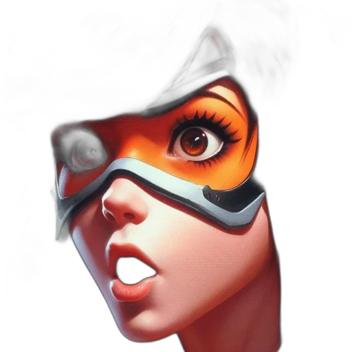 mask, face, robot, concept art transparent PNG cut-out