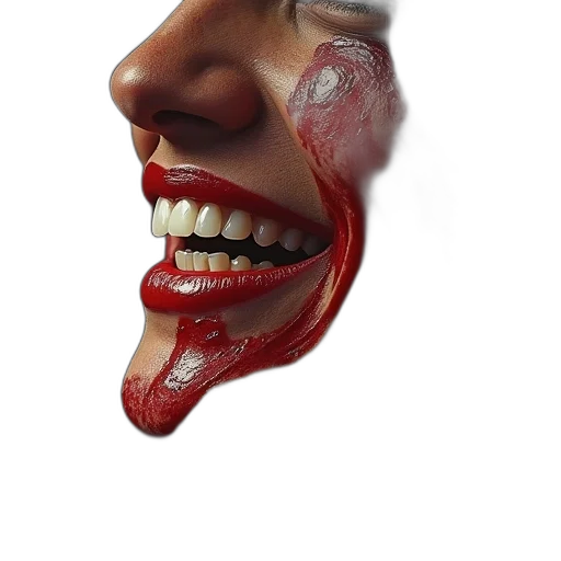 face, mask, creature, staff transparent PNG cut-out
