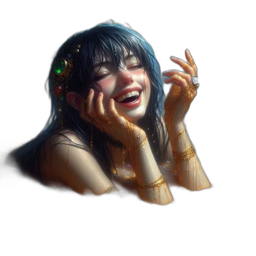 face, jewelry, creature, mask transparent PNG cut-out