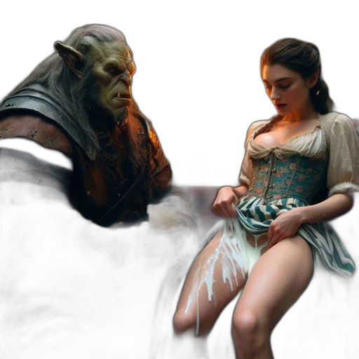 dress, creature, concept art, fantasy art transparent PNG cut-out