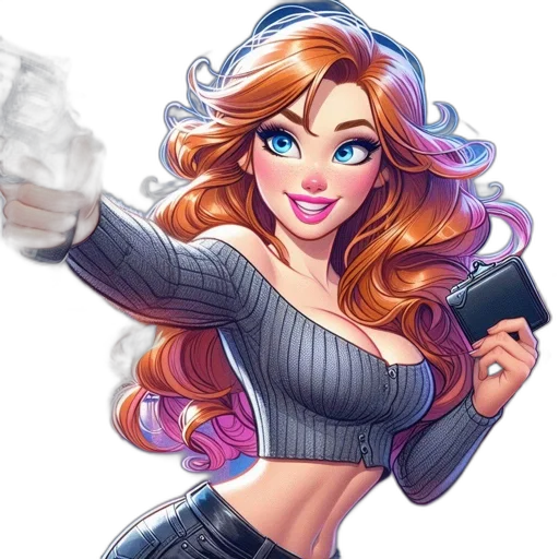 weapon, comic book art, cartoon, fantasy art transparent PNG cut-out