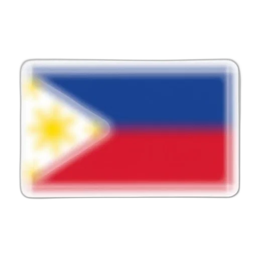 colorful, philippines, flag, white transparent PNG cut-out