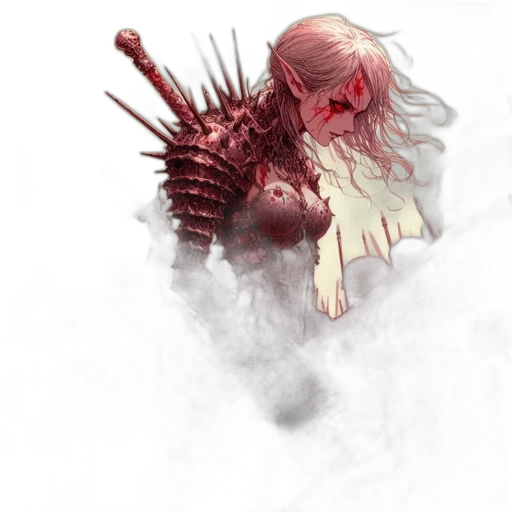 creature, weapon, dragon, hair transparent PNG cut-out