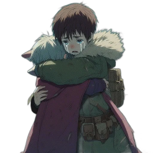 jacket, watercolor, anime, concept art transparent PNG cut-out
