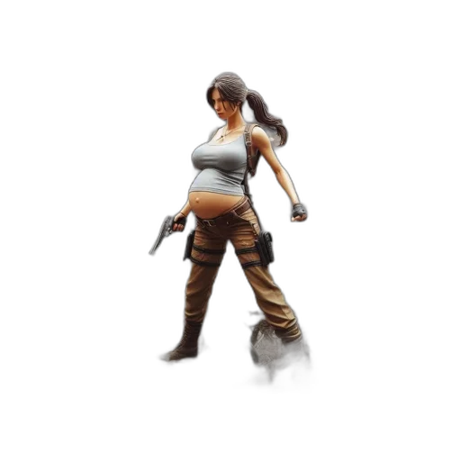 weapon, staff, jacket, concept art transparent PNG cut-out