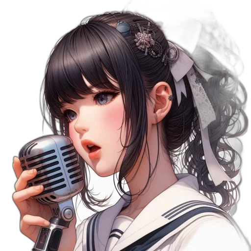 face, staff, photorealistic, anime transparent PNG cut-out