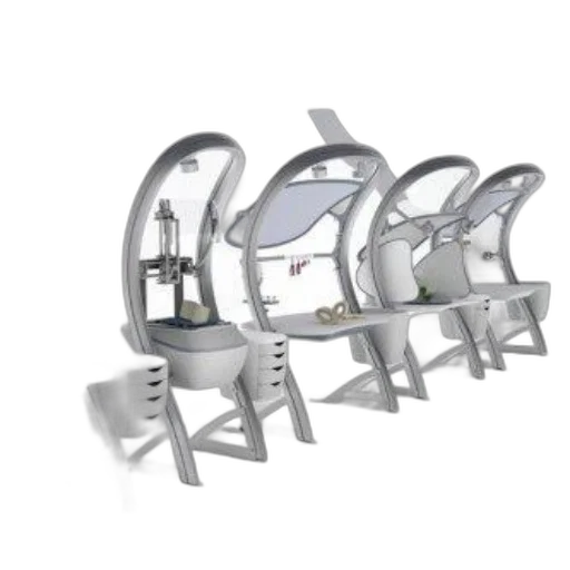 furniture, robot, 3d render, concept art transparent PNG cut-out