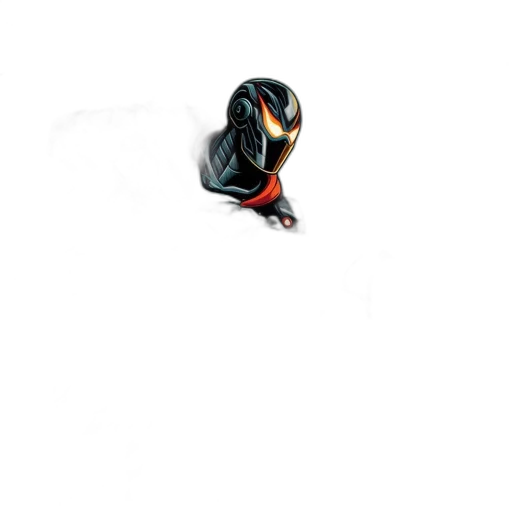 dragon, mask, creature, robot transparent PNG cut-out