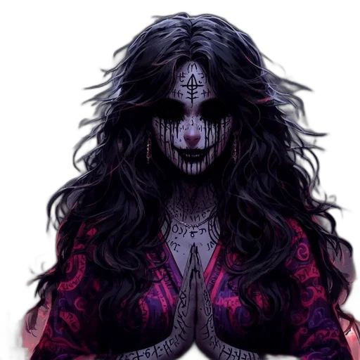 mask, fantasy art, concept art, comic book art transparent PNG cut-out