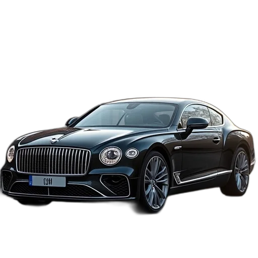 car, photorealistic, 3d render, bentley transparent PNG cut-out