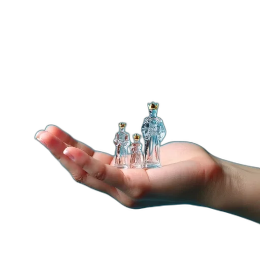 robot, staff, 3d render, concept art transparent PNG cut-out