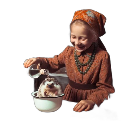 food, hat, animal, oil painting transparent PNG cut-out