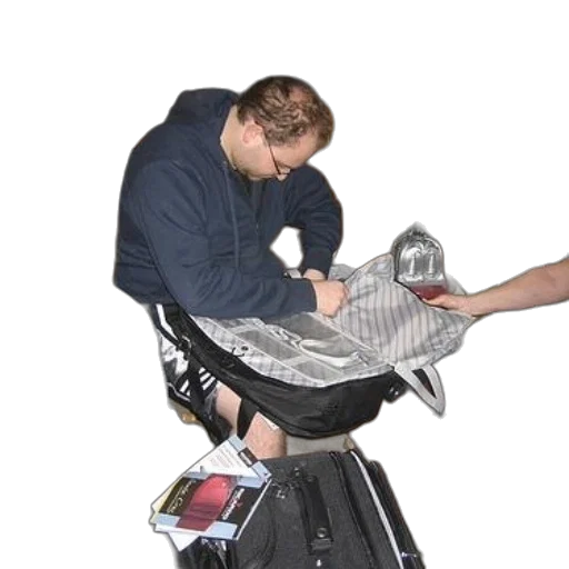 jacket, dress, shoes, staff transparent PNG cut-out