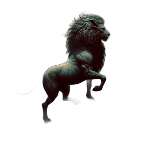 animal, dragon, creature, hair transparent PNG cut-out