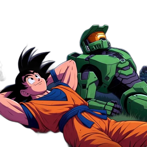 comic book art, concept art, cartoon, anime transparent PNG cut-out