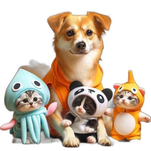 animal, staff, concept art, 3d render transparent PNG cut-out